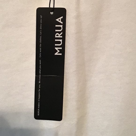 Murua White Sleeveless Top with Lace Ties at Sides NWT - Picture 7 of 10